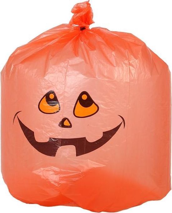 Set pompoen vuilniszakken Halloween - Feestdecoratievoorwerp | bol.com