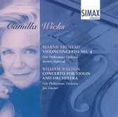 Brustad, Walton: Violin Concertos / Wicks, Blomstedt, Simonov