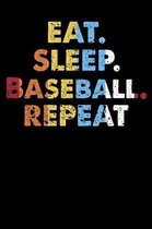 Eat Sleep Baseball Repeat