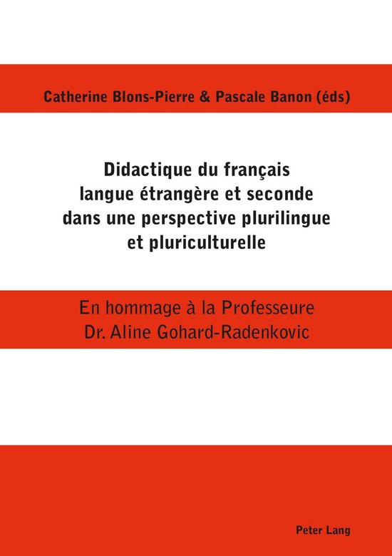 Didactique du français langue étrangère et seconde dans u ... - cover