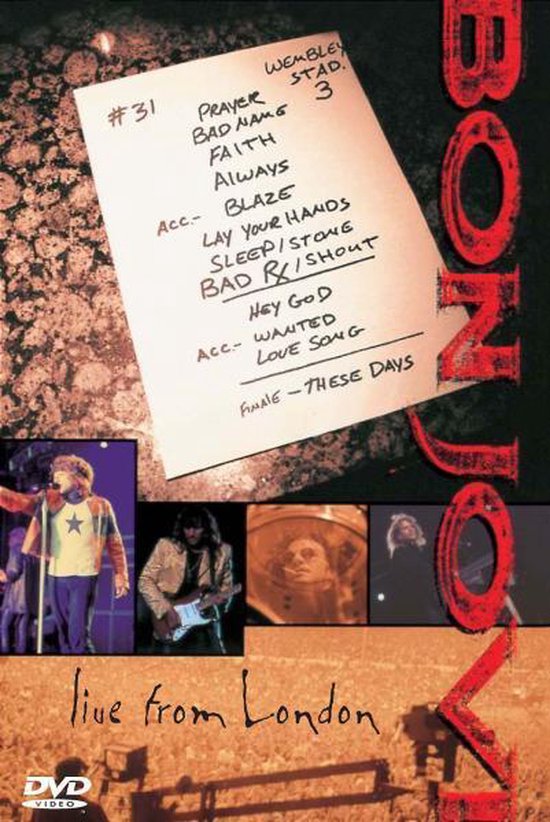 Cover van de film 'Bon Jovi - Live Wembley'