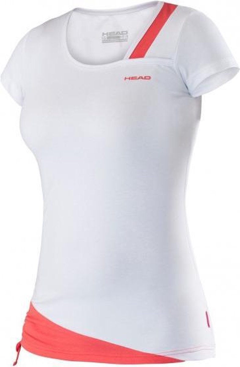 Head - Anica Dames Tennisshirt (wit) - M