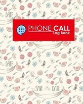 Phone Call Log Book