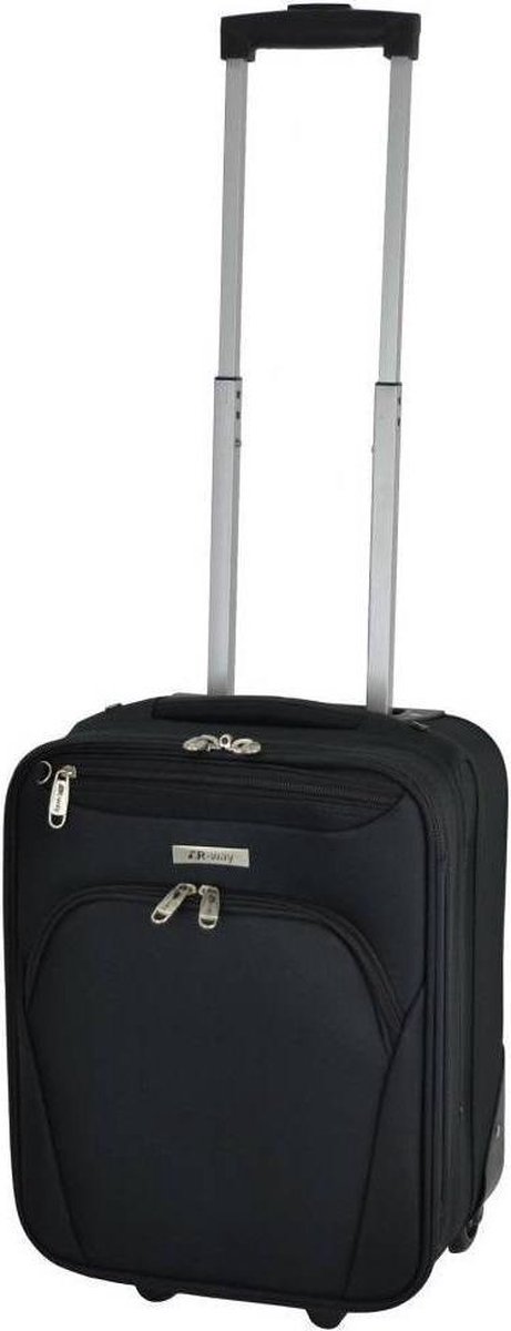 Momentum Goodwill Dor R-Way HandbagageKoffer 45X40X25cm Zwart 35 liter, kleine  handbagagekoffer,... | bol.com
