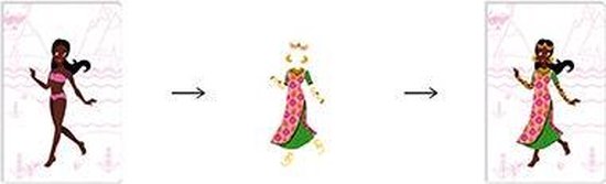 Thumbnail van een extra afbeelding van het spel Janod Fashion Dress Up - Prinsessen van de wereld