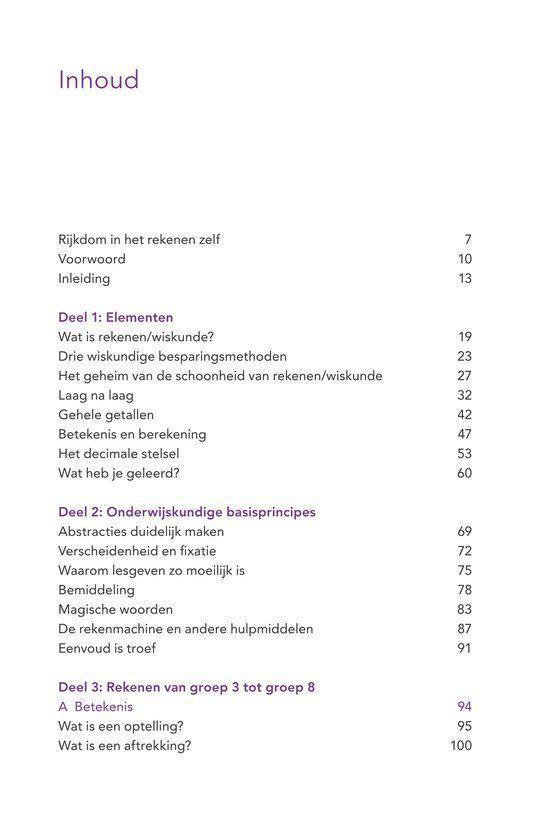 Rondom het kind - Kinderen leren rekenen