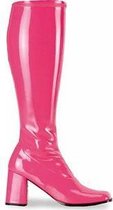 Glimmende roze laarzen dames 38