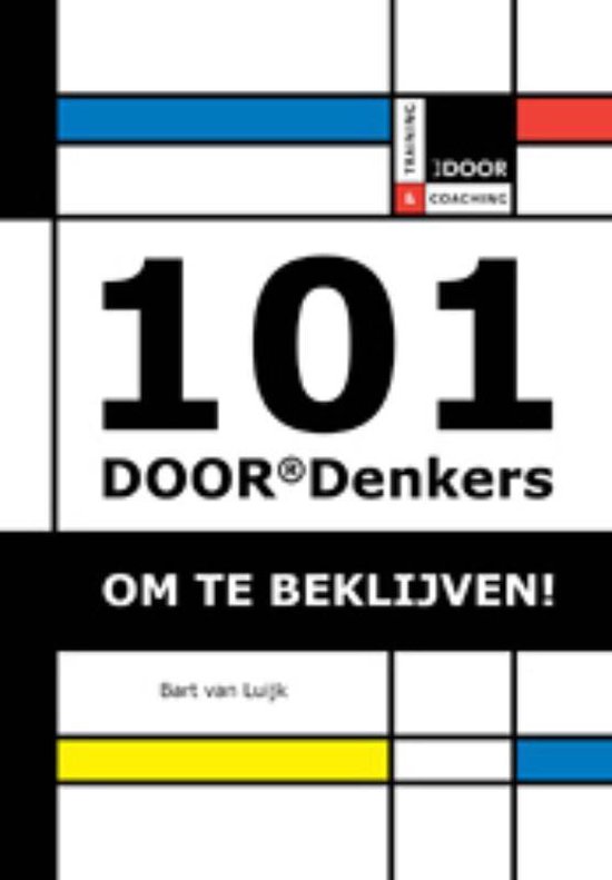 Cover van het boek '101 DOORDenkers voor verkopers' van Bart van Luijk en Bart van Luijk