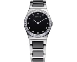 BERING Ceramic 32430-742 - Horloge - Staal | Keramiek - Zilverkleurig | Grijs - Ø 30 mm