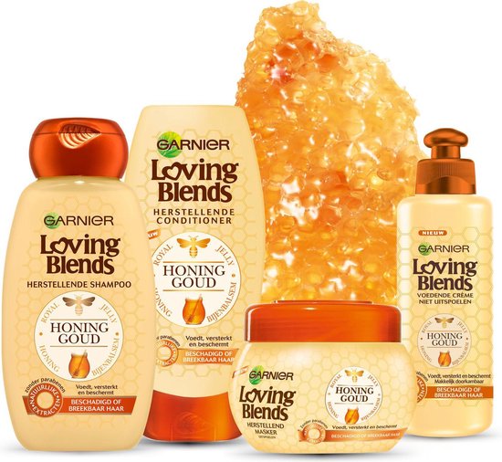 Rekwisieten Lol munt Garnier Loving Blends Honing Goud Shampoo - 6x250 ml – Voordeelverpakking |  bol.com