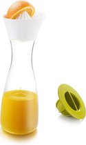 VacuVin citruspers / sinaasappelpers / handpers karaf - 1 liter - geel