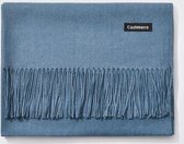 Cashmere - sjaal - blauw - grijs - Winter - lente - zomer - Shawl - omslagdoek - dames - moederdag - kado