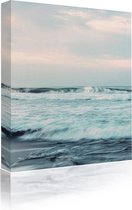 Sound Art - Canvas + Bluetooth Speaker Waves In The Sea (23 x 28cm)