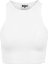 Urban Classics - Rib Crop top - XL - Wit