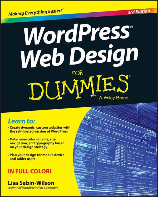 WordPress Web Design For Dummies - cover