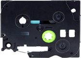 4x Compatibel voor Brother  Tze-241 TZ-241 Compatibel voor Brother  P-touch Label Tapes - Zwart op Wit  - 18mm