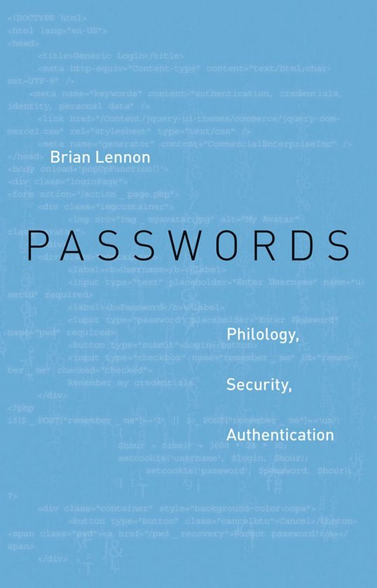 Passwords - cover