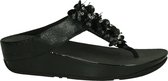 FitFlop™ Boogaloo™ Toe-Post Leather Black - Maat 36