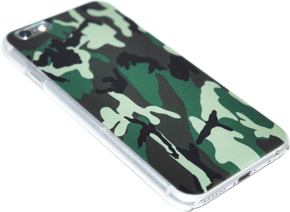 Camouflage hoesje kunststof iPhone 6 / 6S