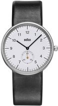 Braun classic gent small second BN0024WHBKG Man Quartz horloge