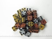 Koplow dobbelstenen set, 36st. 6-zijdig 12mm, Olympic mix