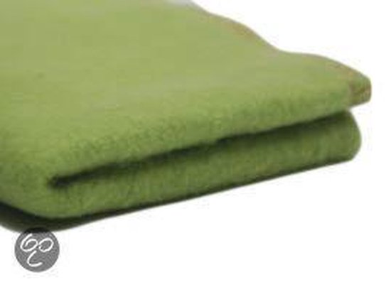 Beurs Omringd Naleving van Deken katoen fleece 80 x 110 groen | bol.com