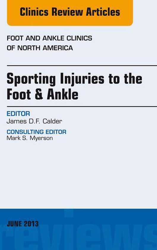 The Clinics: Orthopedics Volume 18-2 - Sporting Injuries to  ... - cover