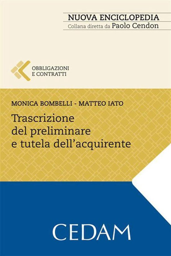 Trascrizione del preliminare e tutela dell’acquirente - cover