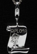Zilveren Diploma hanger én bedel