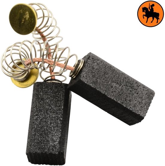 Koolborstelset voor Milwaukee Schuurmachine 355086 - 6x7x15mm