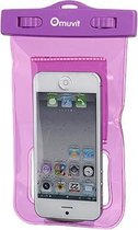 Muvit Universal Waterproof Case with Wire Joint for Smartphones Fuchsia (MUWPC003)
