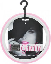 Car Plus Stuurhoes Girly Universeel Leer Roze/wit 37-39 Cm