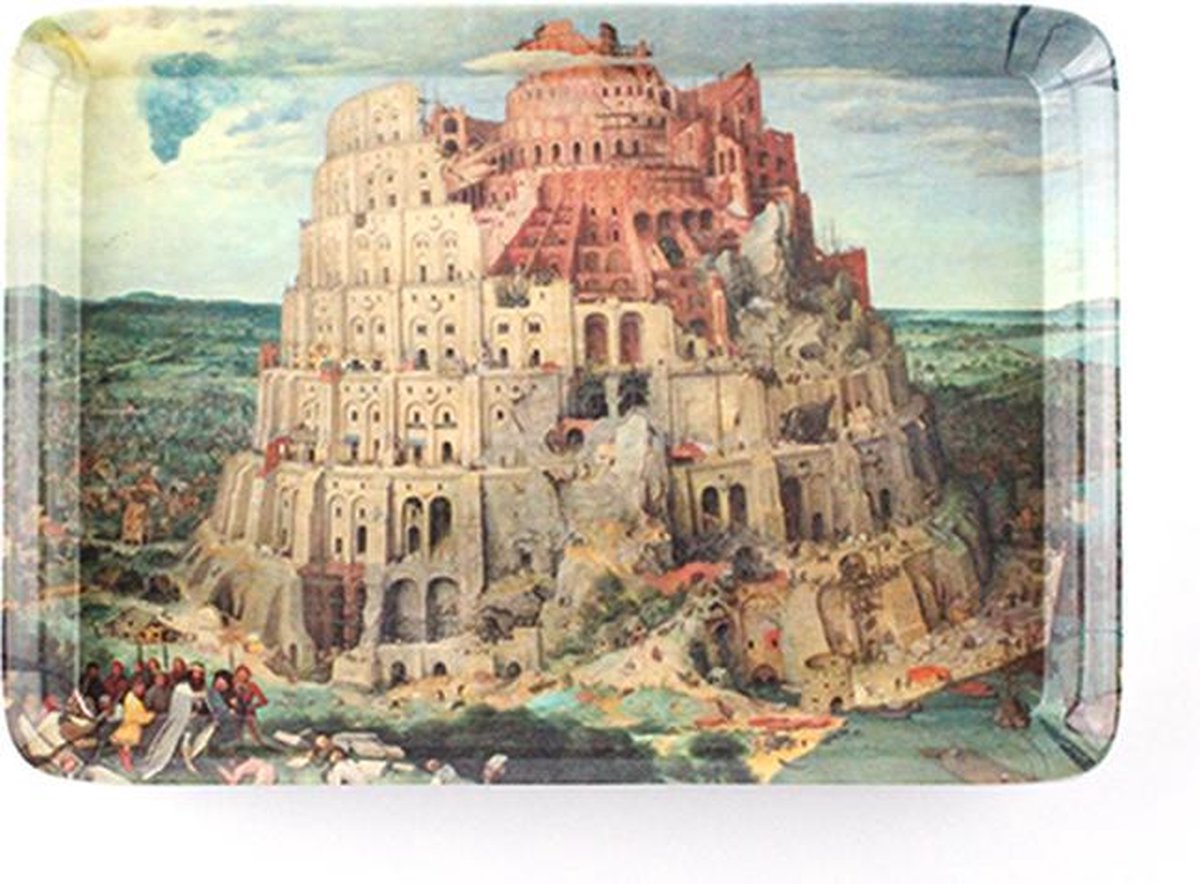 Dienblaadje, Mini, 21 x 14 cm, Bruegel, Toren van Babel