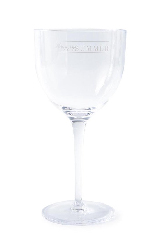 Indringing belangrijk Echt Riviera Maison Have A Happy Summer Wine Glass - Wijnglas - Melamine |  bol.com