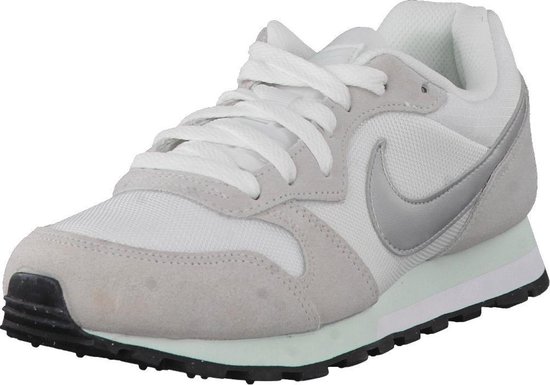 Nike Sportswear Schoenen - White/Metallic Silver-Fiberglass-Pr Pl - 37.5