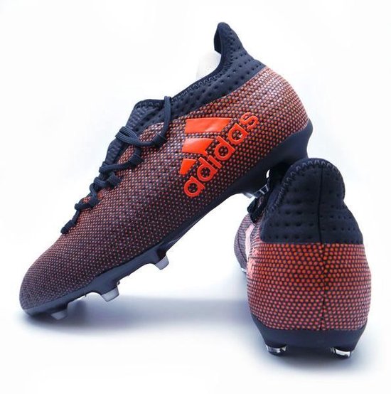 Adidas X 17.1 Fg Voetbalschoenen Junior Oranje-zwart Maat 33 - adidas