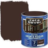 CetaBever Buiten Deur & Kozijn Meester Beits - Zijdeglans - Roodbruin - 750 ml