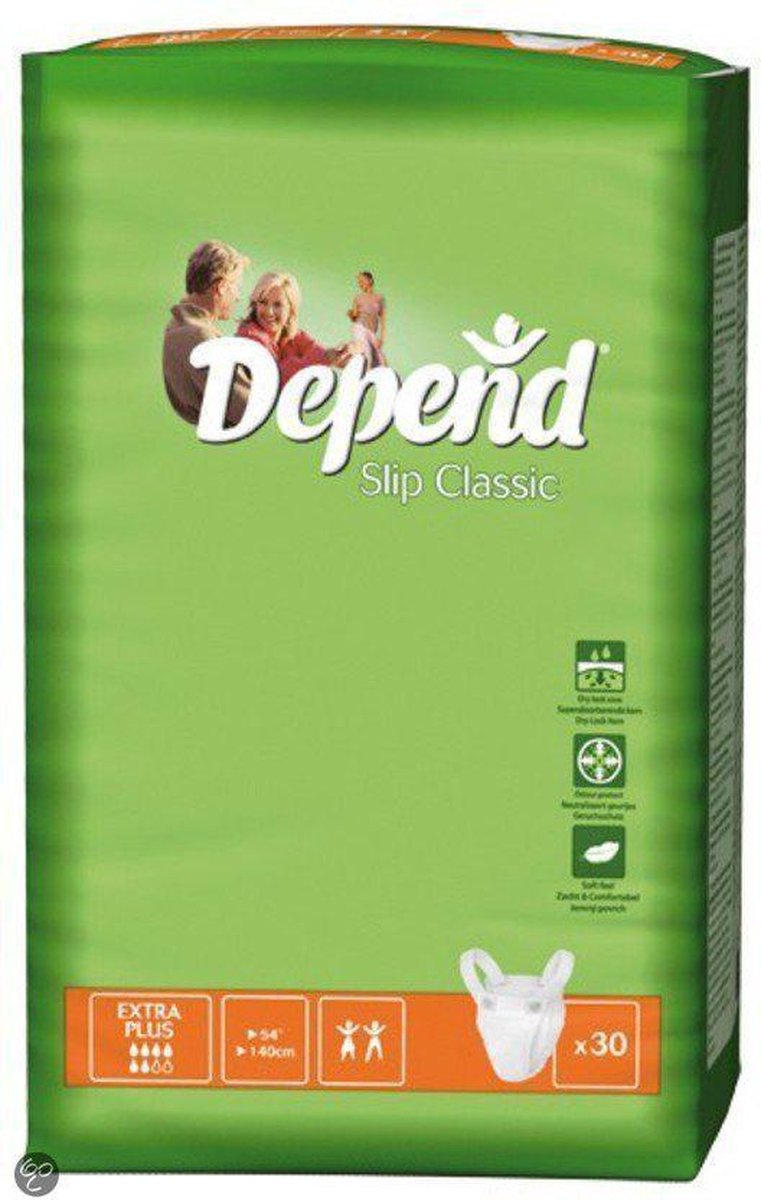Depend slip classic ext.plus @ 30 st