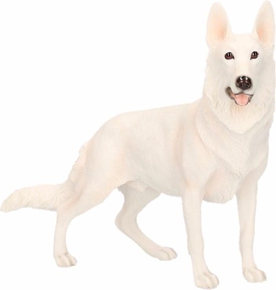 Uni-Toys - White Swiss Shepherd Dog Puppy, Sitting (with Line) - 26 cm (Height) - Plush Dog, Berger Blanc Suisse - Plush Toy, Stuffed Animal Uni-Toys - White Swiss Shepherd Dog Puppy, Sitting (with Line) - 26 cm (Height) - Plush Dog, Berger Blanc Suisse - Plush Toy, Stuffed Animal