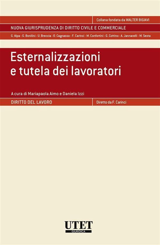 Esternalizzazioni e tutela dei lavoratori - cover