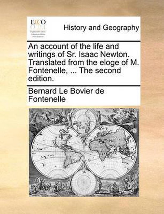 An Account of the Life and Writings of Sr. Isaac Newton. Tra ... - cover