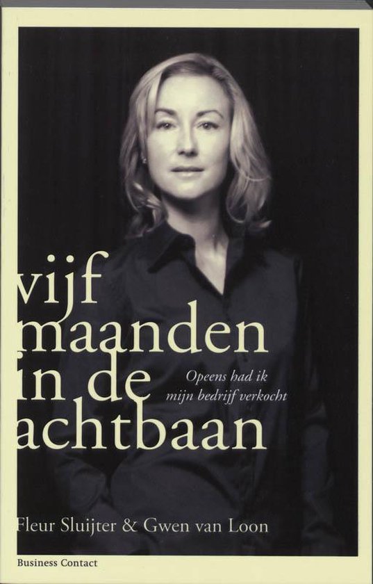 Cover van het boek 'Vijf maanden in de achtbaan' van G. van Loon en F. Sluijter