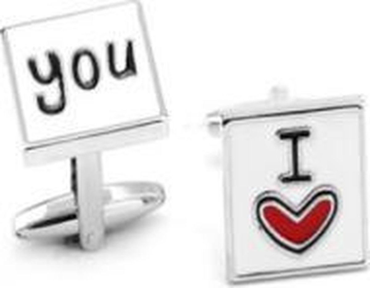 Charme Bijoux®Manchetknopen I Love You