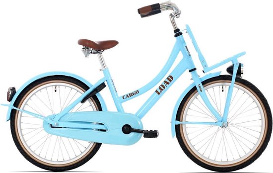bol.com | Kinderfiets Bike Fun Load meisjes 20 inch remnaaf baby blauw
