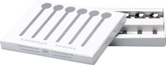 ASA Selection Espressolepels 6 Stuks - RVS