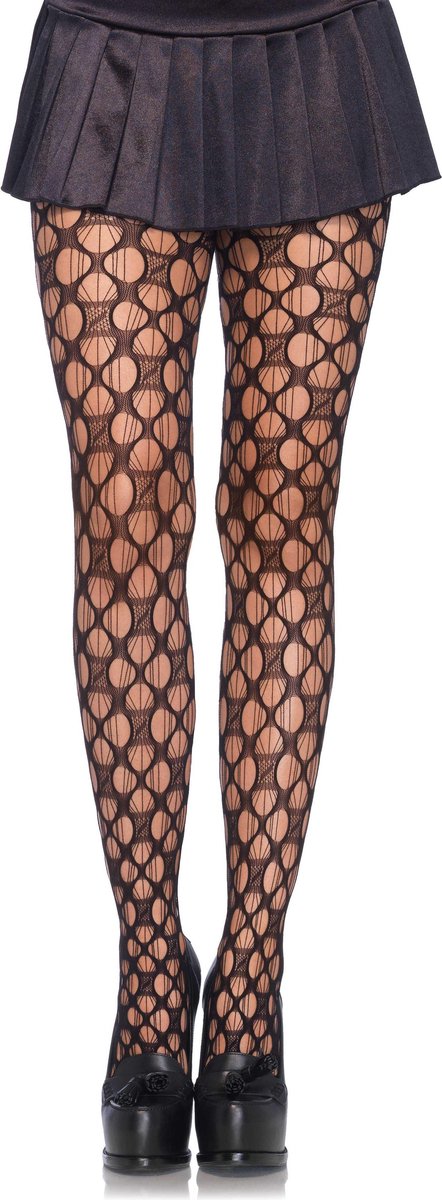 Lucky You Clover Net Pantyhose