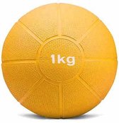 Medicine ball - Medicijnbal - 1 kilogram - geel