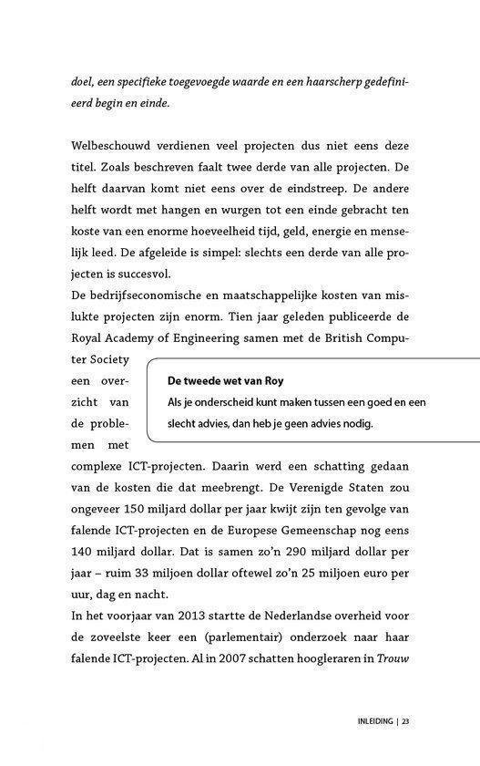 Het perfecte project