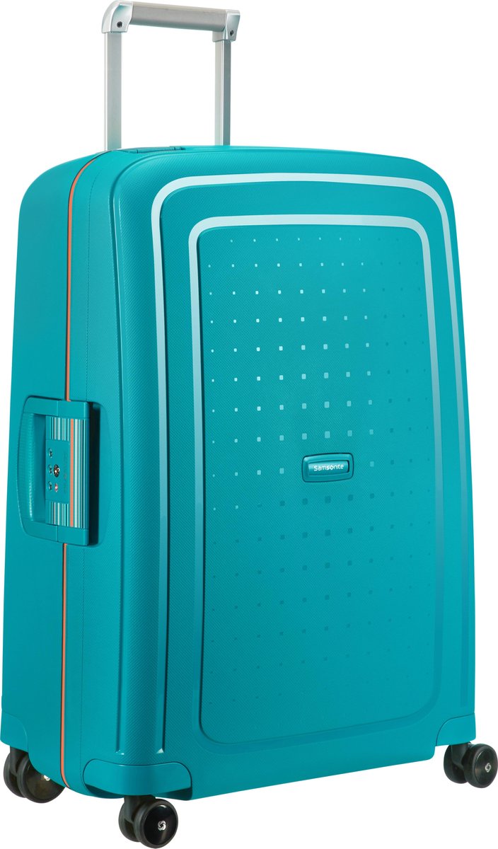 Samsonite S'Cure Spinner Reiskoffer 69 cm Caribbean Blauw/Vibrant Orange Samsonite S'Cure Spinner Reiskoffer 69 cm Caribbean Blauw/Vibrant Orange