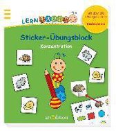 Lernraupe - Sticker-Übungsblock Konzentration